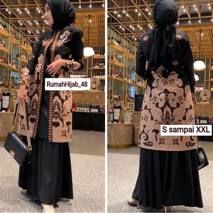 BELI Tunik Batik - Dress batik - Baju kerja BELI