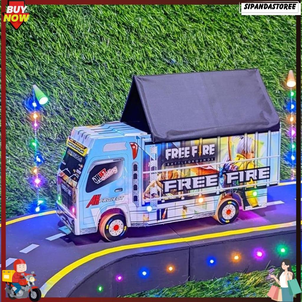 Promo Murah Miniatur Truk Oleng Bisa Belok Lampu Kelip Dan Terpal Mainan Edukasi Mainan Viral Truk O