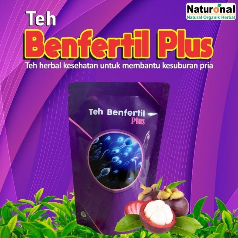 (Terbaru) BENFERTIL PLUS - Teh Kesuburan Pria / Obat Kesuburan / Vitamin Penyubur Sperma (Isi 25 pie