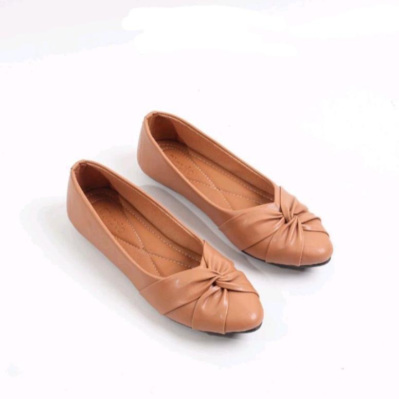 FAST DELIVERY Clavio Tania Flatshoes Sol Karet Anti Licin