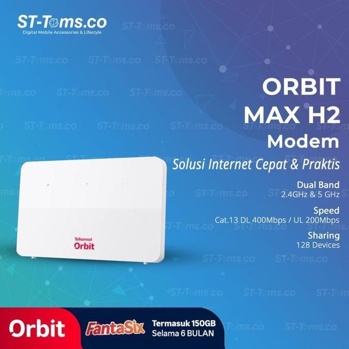 Huawei B636 Modem Orbit Max H2 Telkomsel Free Kuota