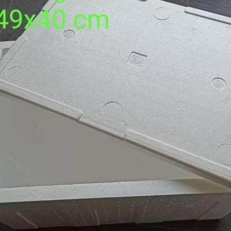 1 Pc | Box Styrofoam 60 Kg | Pxlxt = 70X49X40 Cm | Khusus Gojek Instan | Kotak Gabus Sterofoam