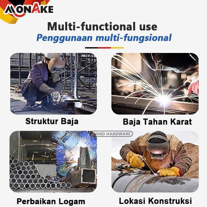 Promo Mesin Travo Las 150A Mig (3In1) Listrik Inventer Welding Machine  450 Watt Mma 120A Igbt Monak