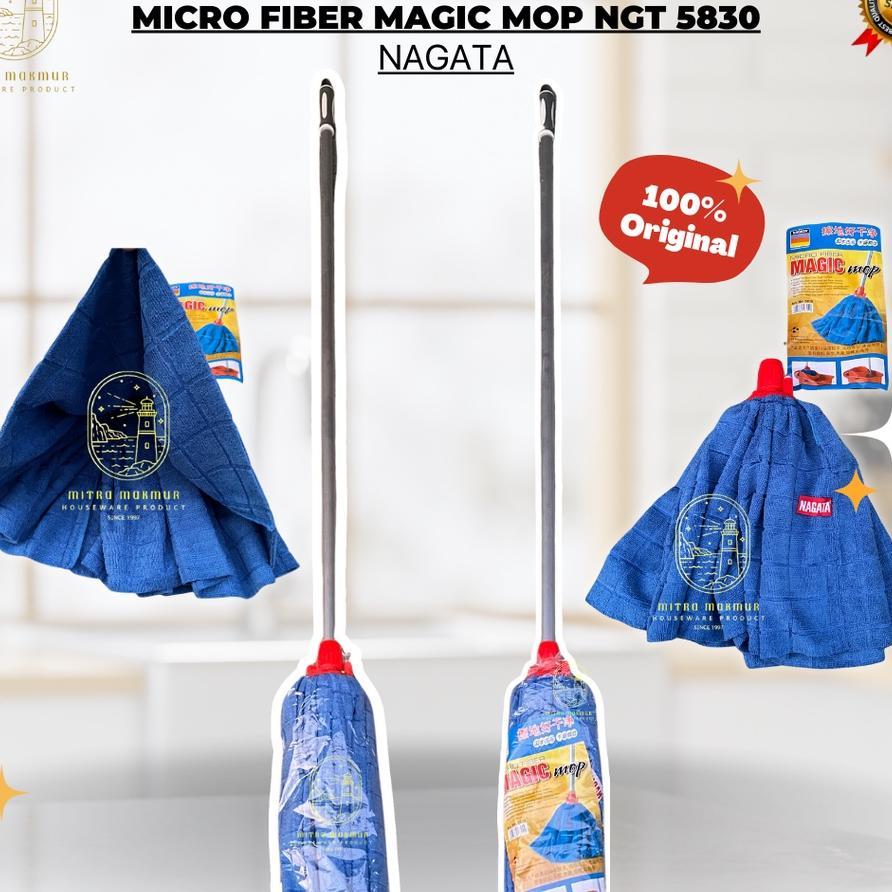 Promo Kain Pel Micro Fiber Nagata 5830 / Magic Mop / Alat Pel / Mop Floor Nagata