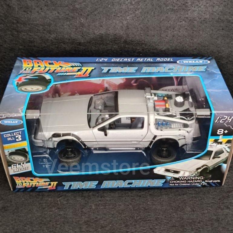 Die Cast 1:24 Delorean Back To The Future [Welly]