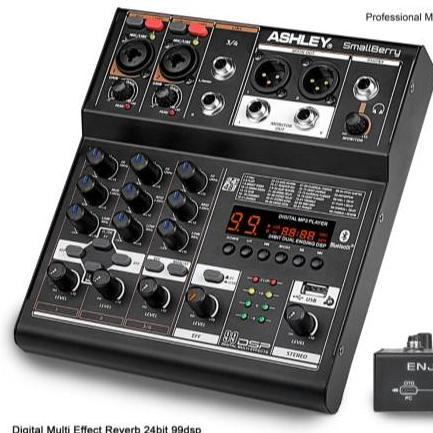 Sale Mixer Audio Ashley 4 Channel Smallberry Efek Reverb 99Dsp Original