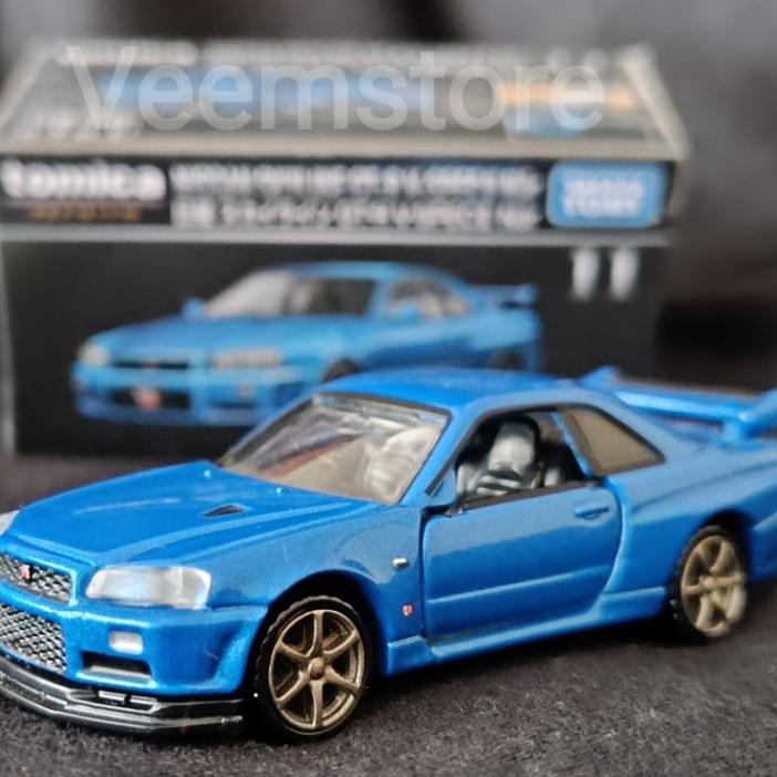 Die Cast 1:64 Nissan Skyline Gtr R34 Vspec Ii Nur [Tomica ] Open Doors