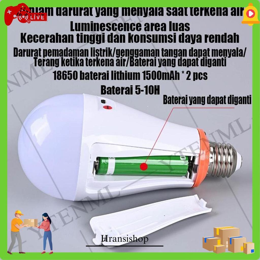 20W 2 BateraiEmergency Led Lampu Emergency Led Arashi Magic Bohlam Lampu Listrik Mati Darurat /Lampu
