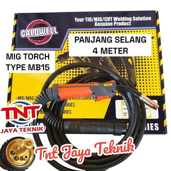 Murah Caldwell Mig Torch Mb15 Ak Stang Las Co2 Caldwell Mb15Ak Mb 15 / Stang Las Mig Mb15 Caldwell