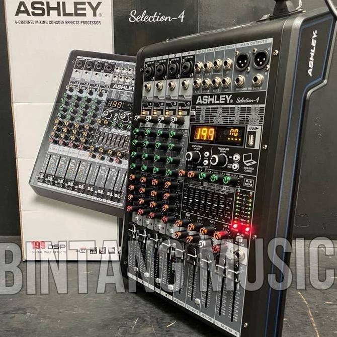 Promo Mixer Ashley Selection 4 Original Ashley Selection4 199 Dsp Bluetooth