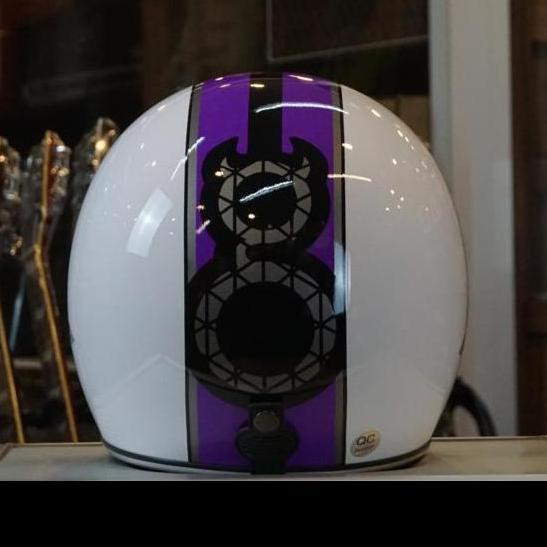 FYP HELMET MOTOR RETRO GIGAS X UNGU ''
