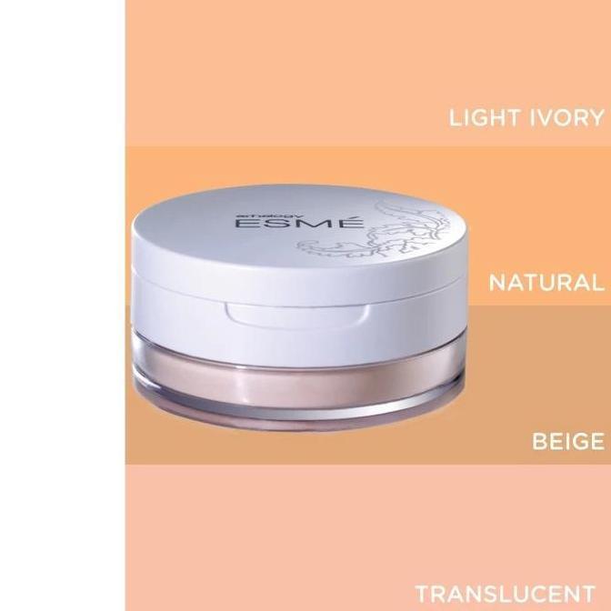 Viso- Erha Esme Bedak Jah Tabur True Matte - Semua Jenis Kulit Powder Kuning