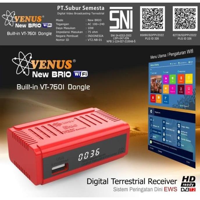 oktaverinageola - set top box stb mini tv digital dvb t2 /dvbt2 venus stb mini