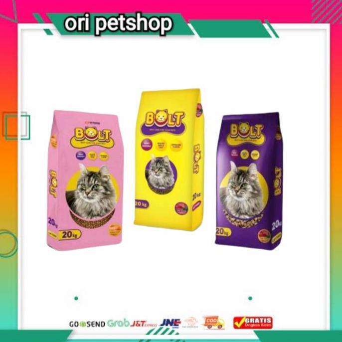 GRAB/GOJEK - BOLT CAT SALMON BOLT SALMON 20 KG BOLT MAKANAN KUCING