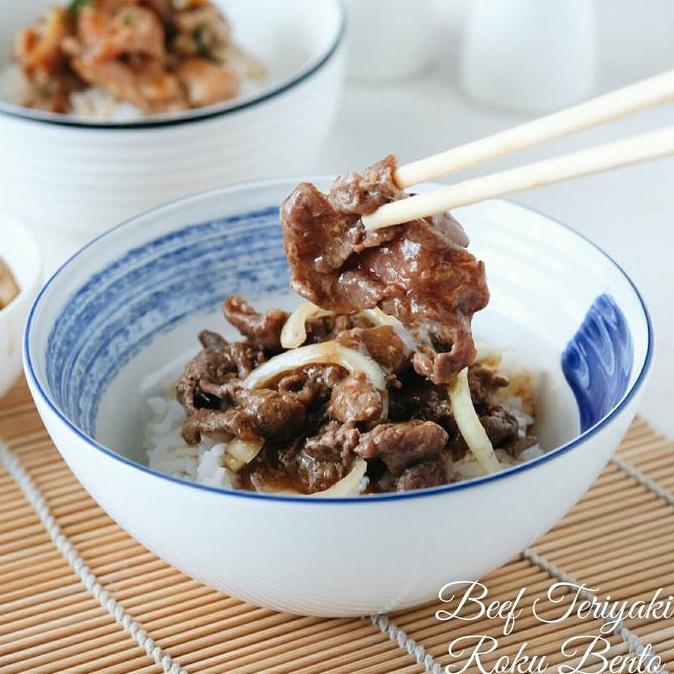Carne- Beef  Teriyaki  Roku  Bento