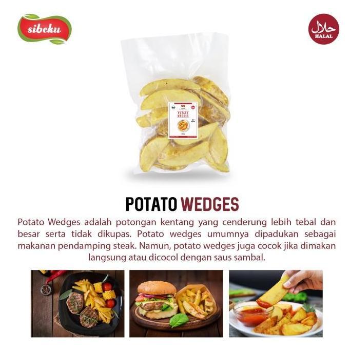 Verdure- Kentang Goreng Wedges/ Potato Wedges Halal 500Gr Frozen Food