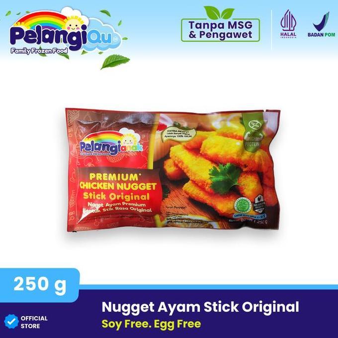 Carne- Nugget Ayam Stick Pelangi Nugget Halal Non Msg & Non Pengawet