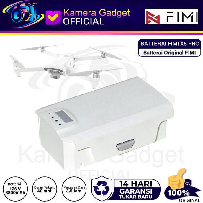 tekomania81 - battery fimi x8 pro / x8 tele original battery / baterai drone fimi