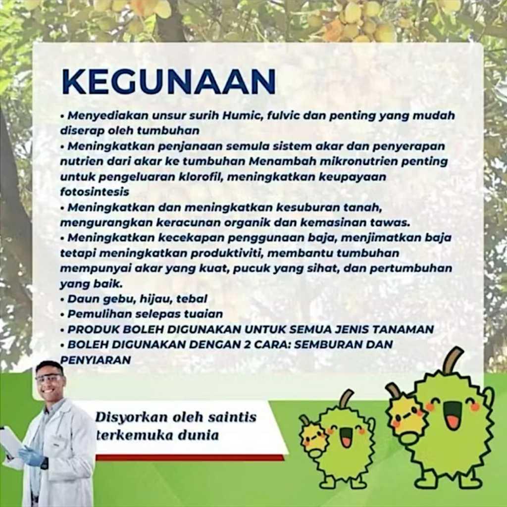 Dasshu Z1000 Pupuk Jepang Original 1 Kg Paket 5 Botol Bonus 1 Set Sendok Takar