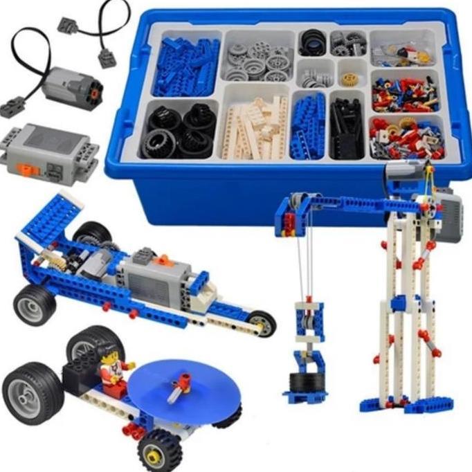 abrielmart Lego 9686 Alat Pembelajaran Partikel Kecil Set Mesin Mekanik Yang Dapat Dirakit Sains Dan