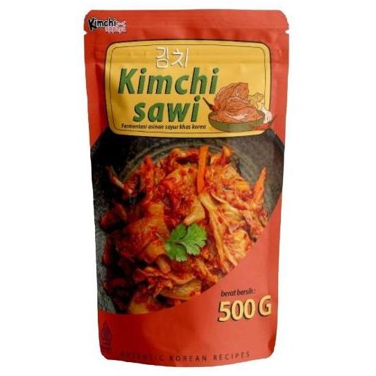 Cod,Bisa- Kimchi Sawi Pedas 500 Gram Halal - Makanan Tradisional Asinan Sayur Fermentasi Bumbu Pedas