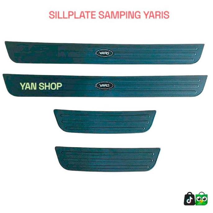 TERLARIS SILLPLATE SAMPING MOBIL ALL NEW YARIS SILL PLATE SEALPLATE TAHUN 2014 2015 2016 2017 2018 2