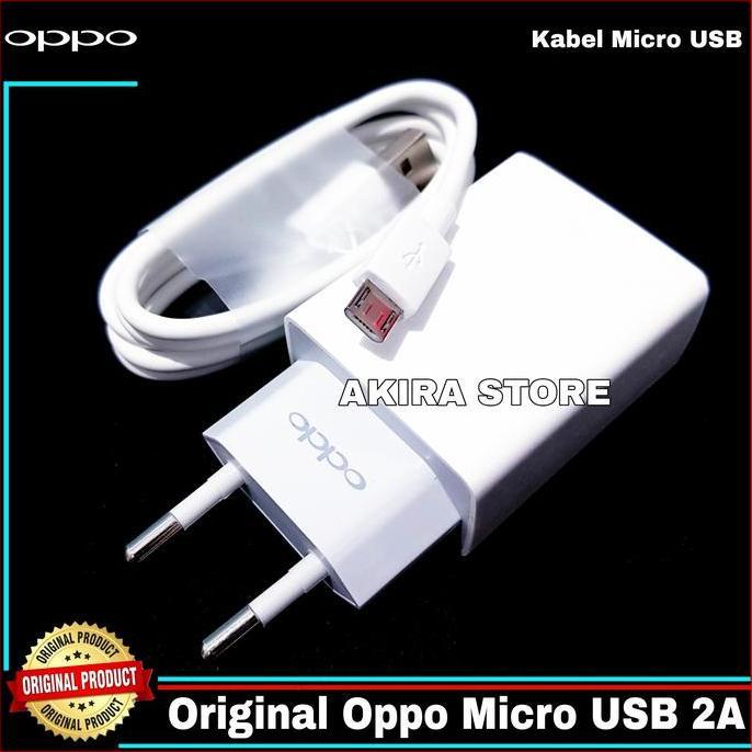 Charger Oppo A12 A31 Original 100% Micro USB 2A Resmi Indonesia
