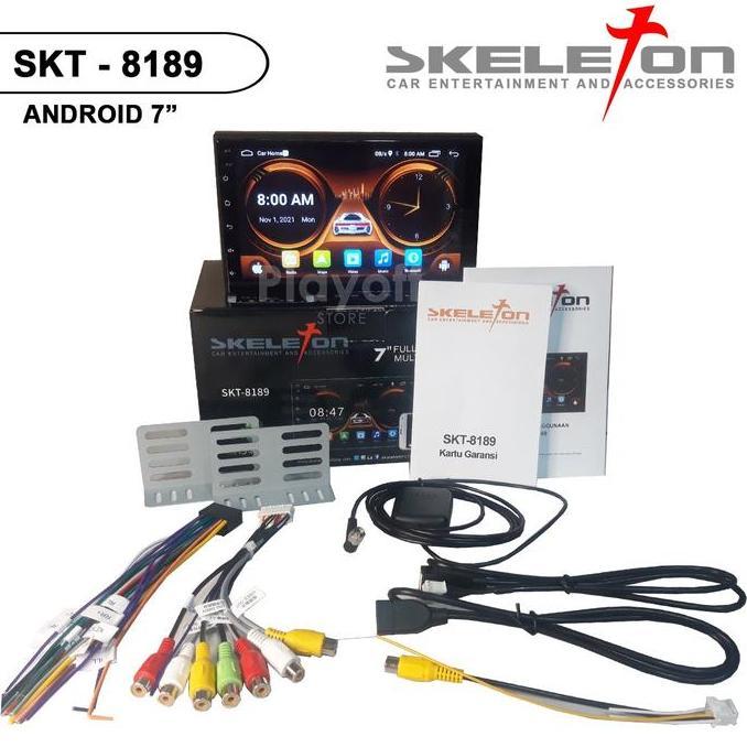 Promo 2 Din Head Unit Android 7 Inch Skeleton 8189 Double Din Bluetooth Gps Cod