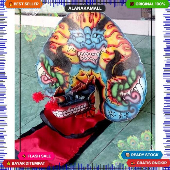 Barongan Kayu Devil Anak Murah Meriah