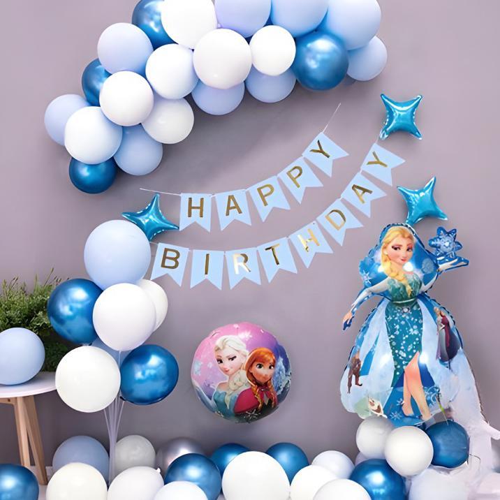 Paket Balon Dekorasi Ulang Tahun Anak Frozen