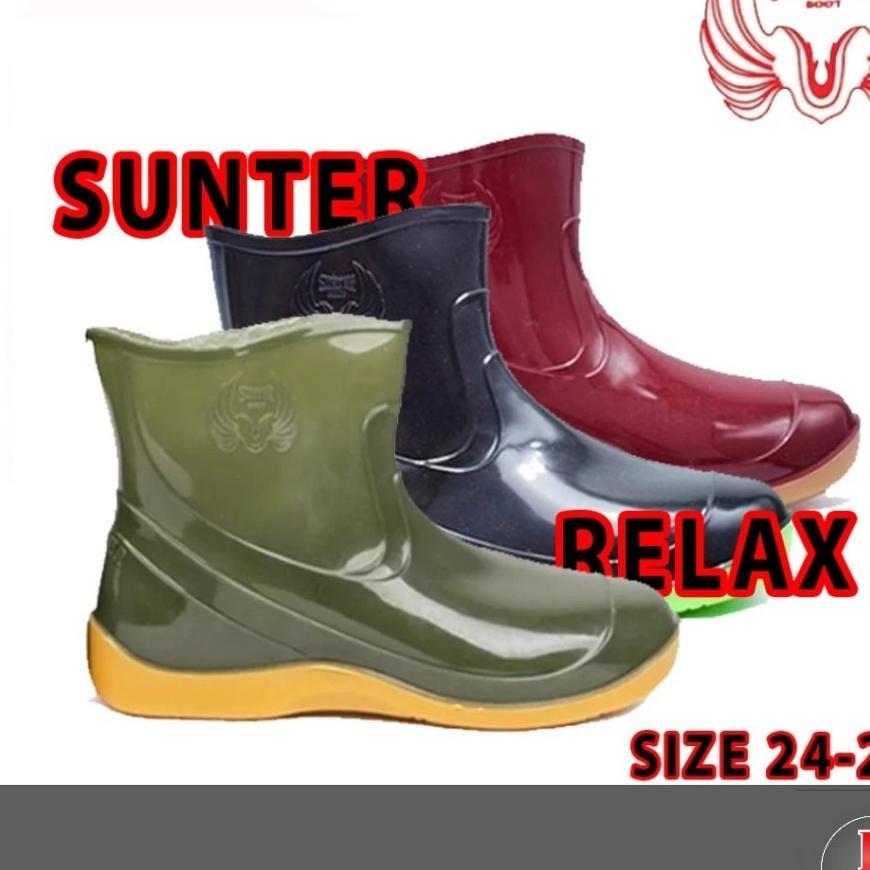 Sepatu Boot Pendek Sunter Relax / Sepatu Boot Pendek Karet
