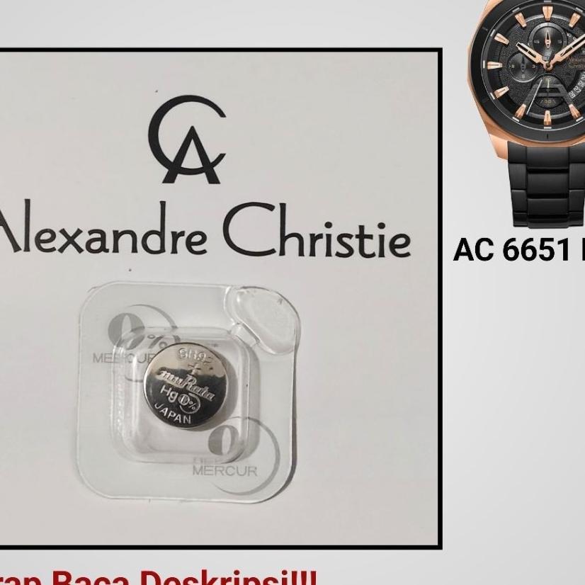 Baterai Jam Tangan Alexandre Christie Ac 6651 Mc