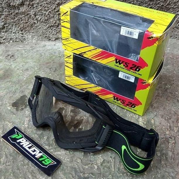 Goggle Trail - Kacamata Cross - Google Helm Bening