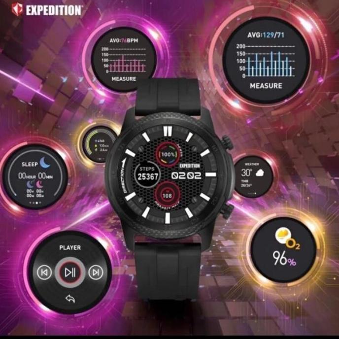 JAM TANGAN PRIA EXPEDITION SMARTWATCH ESW001 ESW 001. ORIGINAL