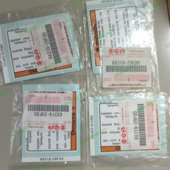 stiker sticker warning skywave hayate