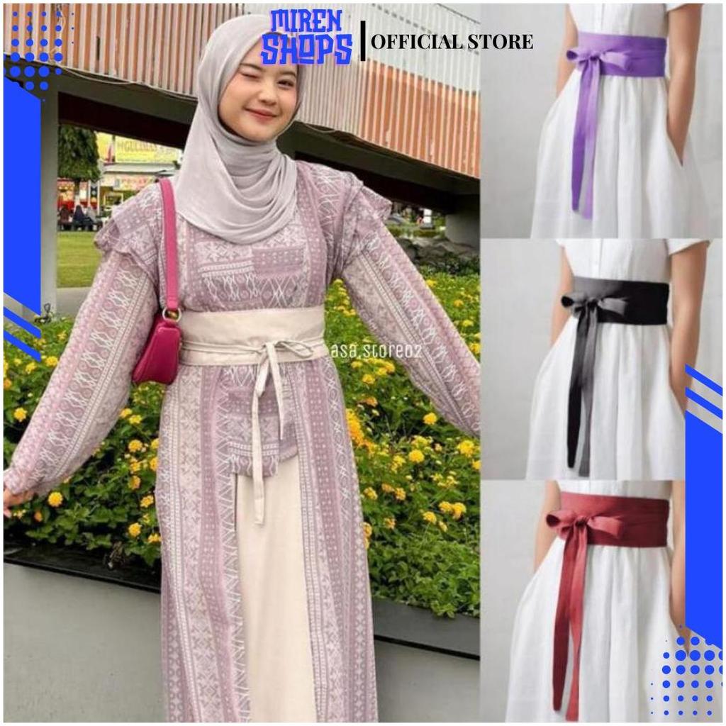 Obi Belt Polos Satin/Obi Kebaya/Obi Tokyo/Obi Kyoto ASA Gratis Ongkir