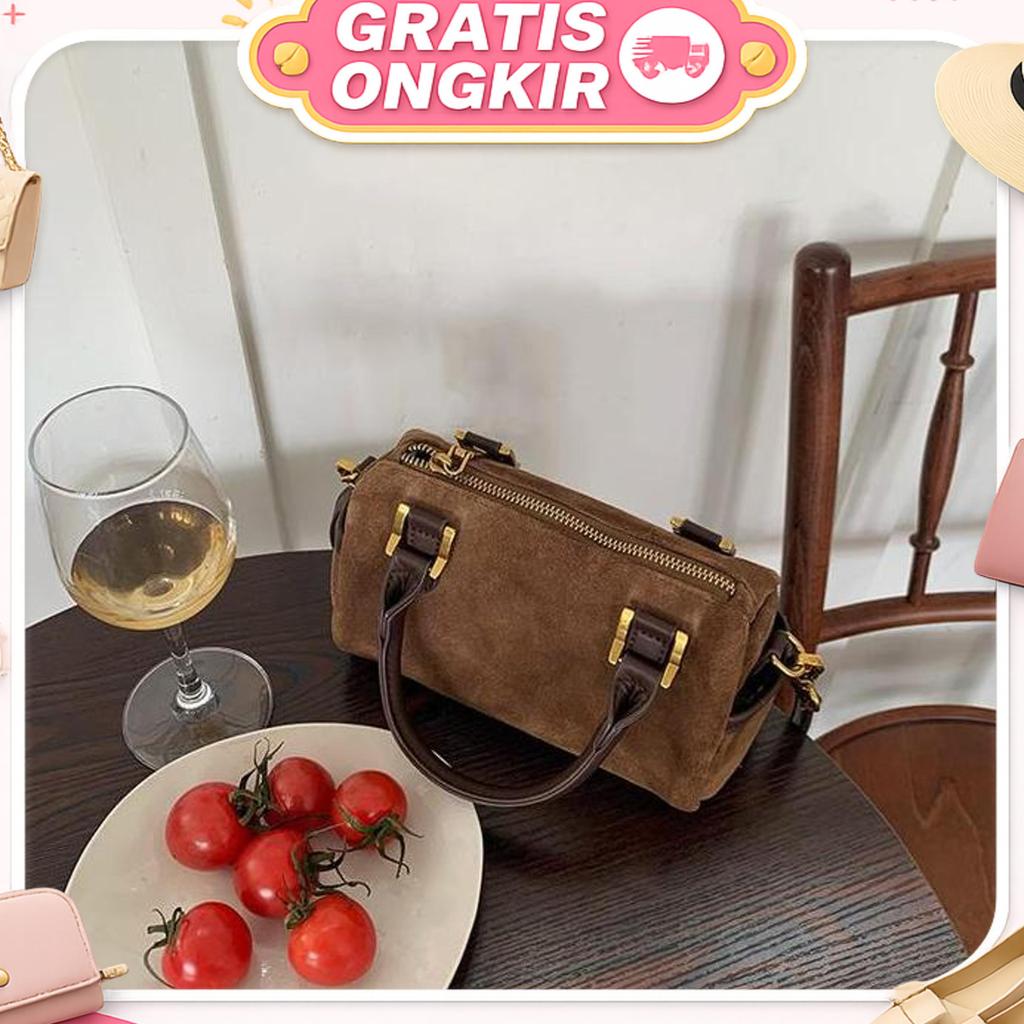 Gc 8620 Tas Selempang Kulit Wanita Tas Cewek Retro Sling Bag