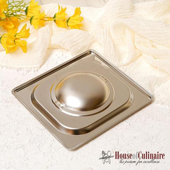 Equip- Tutup Food Pan Stainless 1/6 Tutup Gastronom Pan