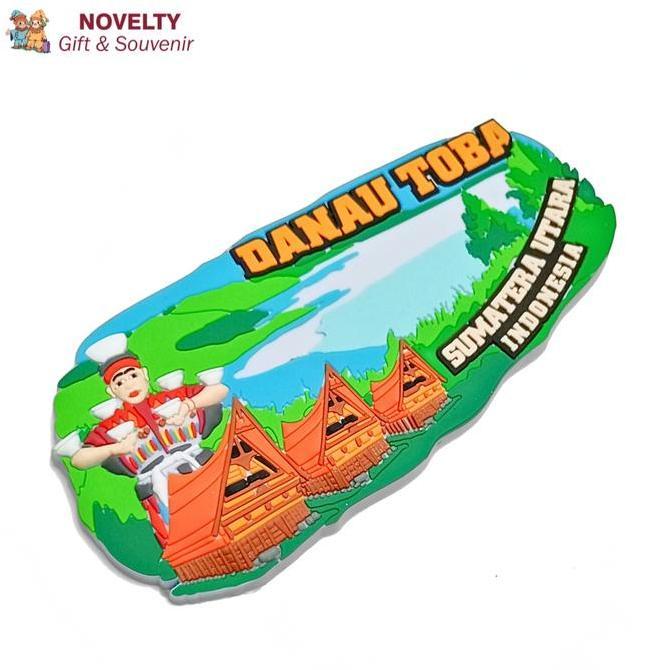 Kuche- Souvenir Magnet Kulkas Danau Toba Oleh Oleh Medan Sumatera Indonesia