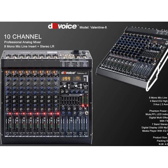 Murah Mixer Dbvoice Valentine 8 Valentine8 Original