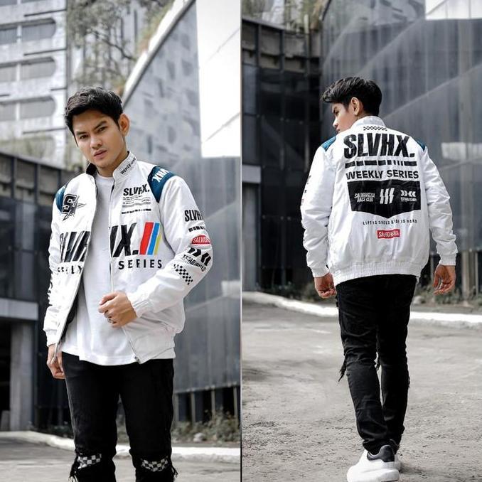 Wanimayur - Jaket Nascar Racing Pria - Jaket Sunmori Vintage - Original Salvio Hexia