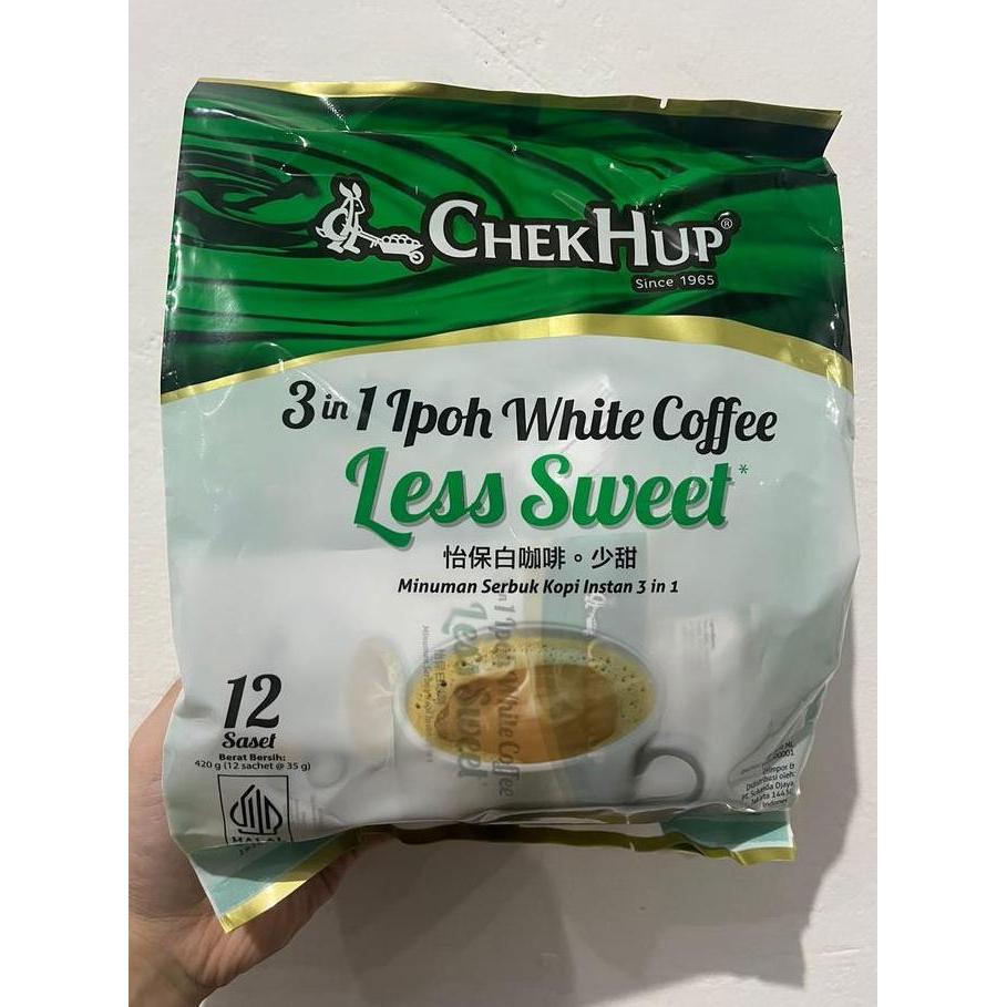 Drink- Chekhup White Coffee Less Sweet / Chek Hup Isntant Coffee 3In1 Less Sugar 420G