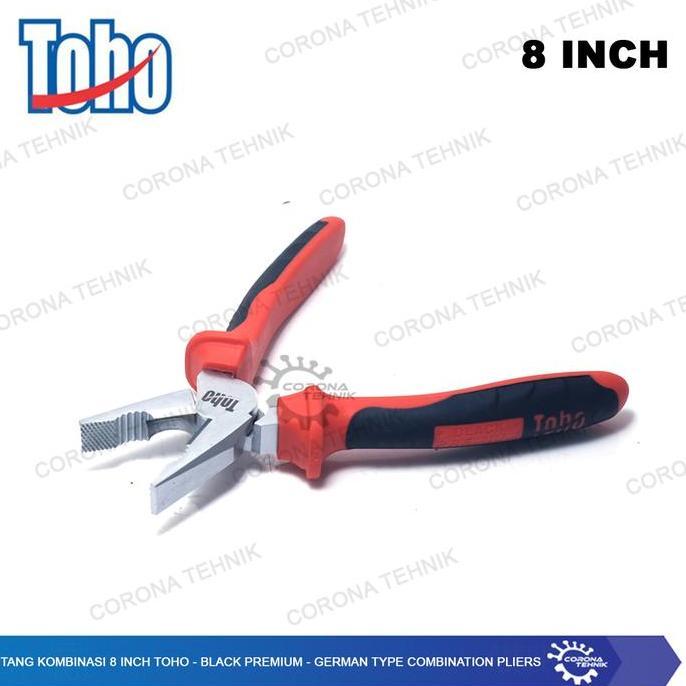 Murah Tang Kombinasi 8 Inch Toho - Black Premium - German Type Combination Pliers