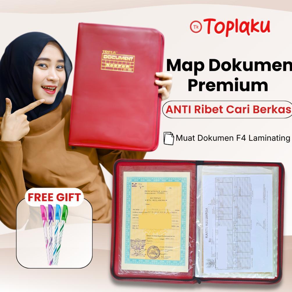 Map Ijazah Dokumen Keeper RESLETING ANTI AIR Document Clear Holder Plastik Tempat Berkas Folder DK8