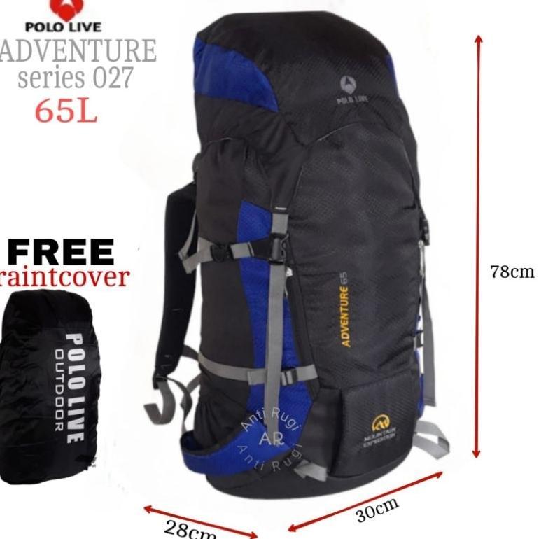 Tas gunung tas Caril tas mendaki 65L seri 027