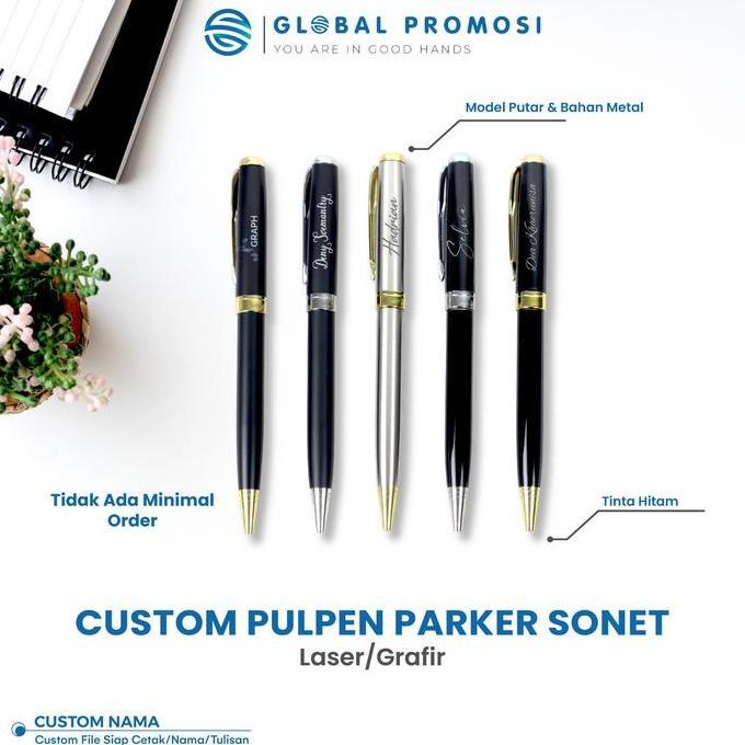 Werkzeug- Grafir Pulpen Metal Custom Model Parker Sonet Souvenir/Si