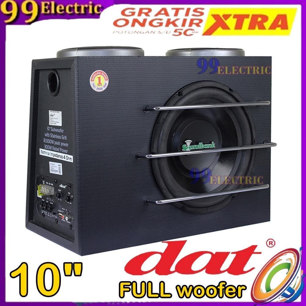 [BISA COD]Subwoofer Aktif Mobil 10 inch DAT CSD10 CS10X Full Woofer