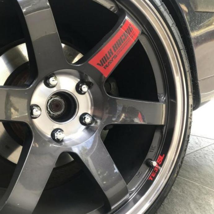 stiker velg mobil Volk Rays Engineering TE37 SL