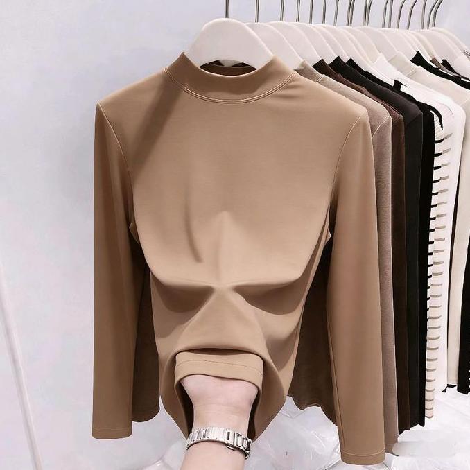 Superior- Manset Inner Atasan Nita Lengan Panjang Ramping Elegan | Manset Nita Setengah Turtleneck B