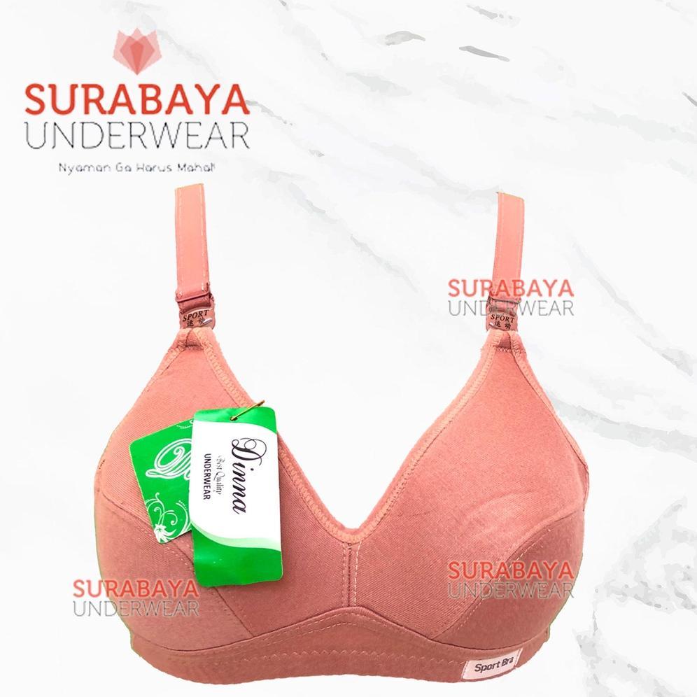 garansi sport bra katun nyaman buat sehari hari size besar merk dn (size 34-46)